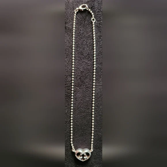 213. EUC Gucci 16" silver 925 choker necklace - Picture 5 of 7